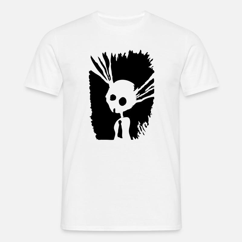 shadow bunny - Männer T-Shirt - Weiß