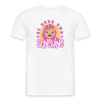 My Little Pony Mit Sunny Starscout - Männer T-Shirt - Weiß - Vorne - AI Model Male 178 dark (178cm)