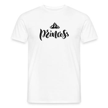 Princess - Men's T-Shirt - white - Front - AI Model Male 178 dark (178cm)