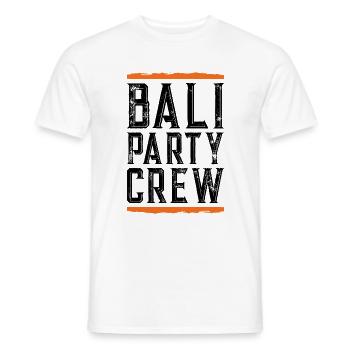 Equipe de fête à Bali - T-shirt homme - blanc - Devant - AI Model Male 178 dark (178cm)