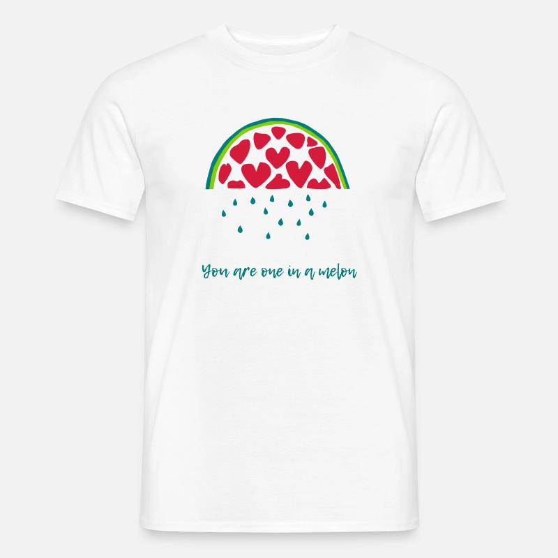 One in a melon - Männer T-Shirt - Weiß