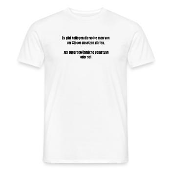 Kollegen 2 - Männer T-Shirt - Weiß - Vorne - AI Model Male 178 dark (178cm)