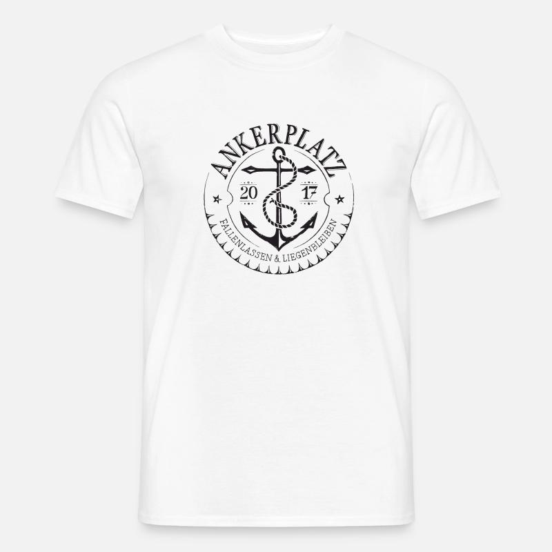 Anchorage black - Men’s T-shirt - white