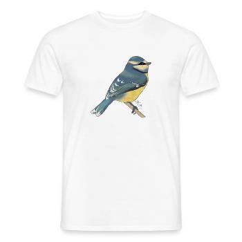 Miss Ady_mésange - T-shirt homme - blanc - Devant - AI Model Male 178 dark (178cm)