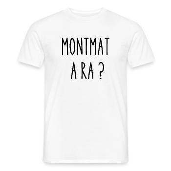 montma a ra - T-shirt homme - blanc - Devant - AI Model Male 178 dark (178cm)