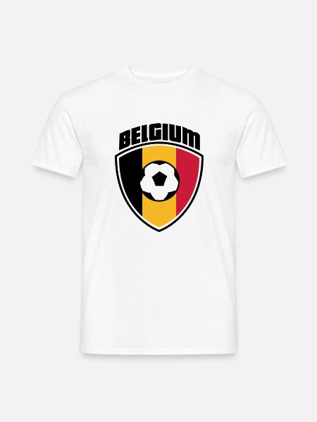 belgium - Men's T-Shirt - white