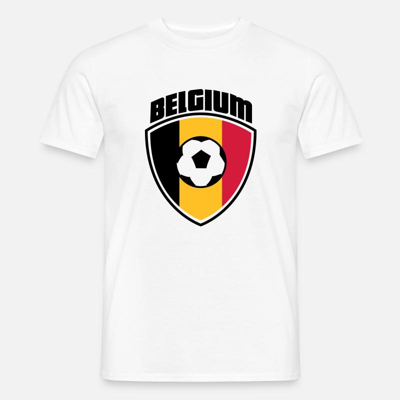 Belgien - Männer T-Shirt - Weiß