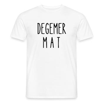 degemer mat - T-shirt homme - blanc - Devant - AI Model Male 178 dark (178cm)