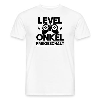 Level Onkel Freigeschalt Du Wirst Onkel - Männer T-Shirt - Weiß - Vorne - AI Model Male 178 dark (178cm)
