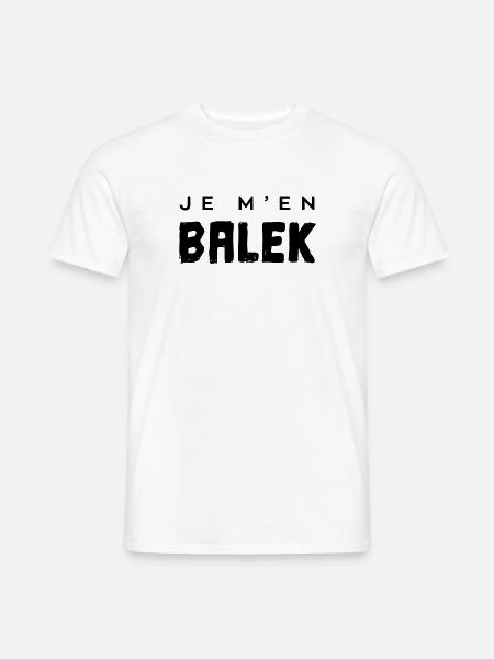 Je m'en balek - T-shirt homme - blanc