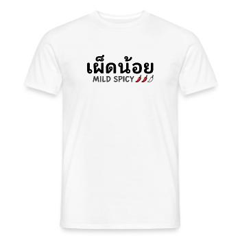 légèrement épicé - T-shirt homme - blanc - Devant - AI Model Male 178 dark (178cm)