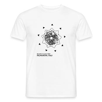 Schöne Stadtpläne: Palma Nova - Männer T-Shirt - Weiß - Vorne - AI Model Male 178 dark (178cm)