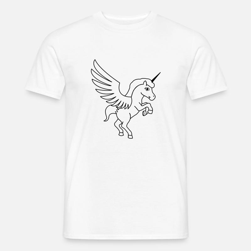 einhorn_maerchen_01 - T-shirt homme - blanc