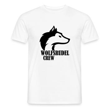 wolfsrudel_crew_01 - Männer T-Shirt - Weiß - Vorne - AI Model Male 178 dark (178cm)