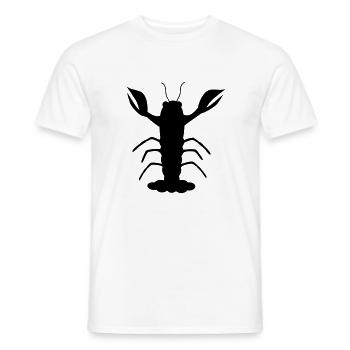Homard noir - T-shirt homme - blanc - Devant - AI Model Male 178 dark (178cm)