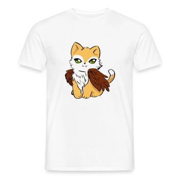 Prayvy - Männer T-Shirt - Weiß - Vorne - AI Model Male 178 dark (178cm)
