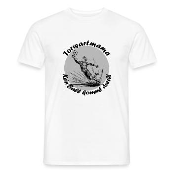 Torwart Mama - Männer T-Shirt - Weiß - Vorne - AI Model Male 178 dark (178cm)