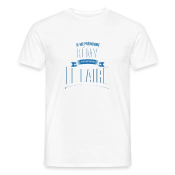 Rémy personne ne peut cadeau - T-shirt homme - blanc - Devant - AI Model Male 178 dark (178cm)