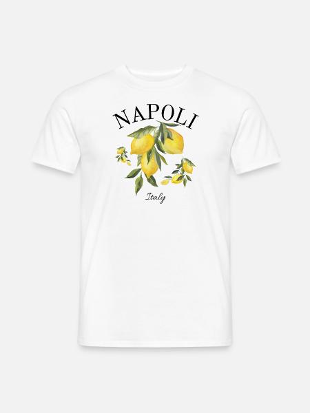Neapel - Italien - Napoli - Amalfi - Männer T-Shirt - Weiß