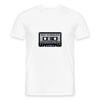 Old Schooler - Männer T-Shirt - Weiß - Vorne - AI Model Male 178 dark (178cm)