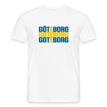 Göteborg Schweden Fahne - Männer T-Shirt - Weiß - Vorne - AI Model Male 178 dark (178cm)