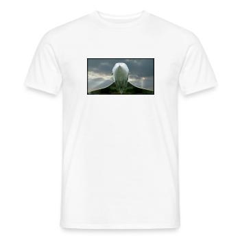 concorde & sunbeams 120dpi - Men's T-Shirt - white - Front - AI Model Male 178 dark (178cm)