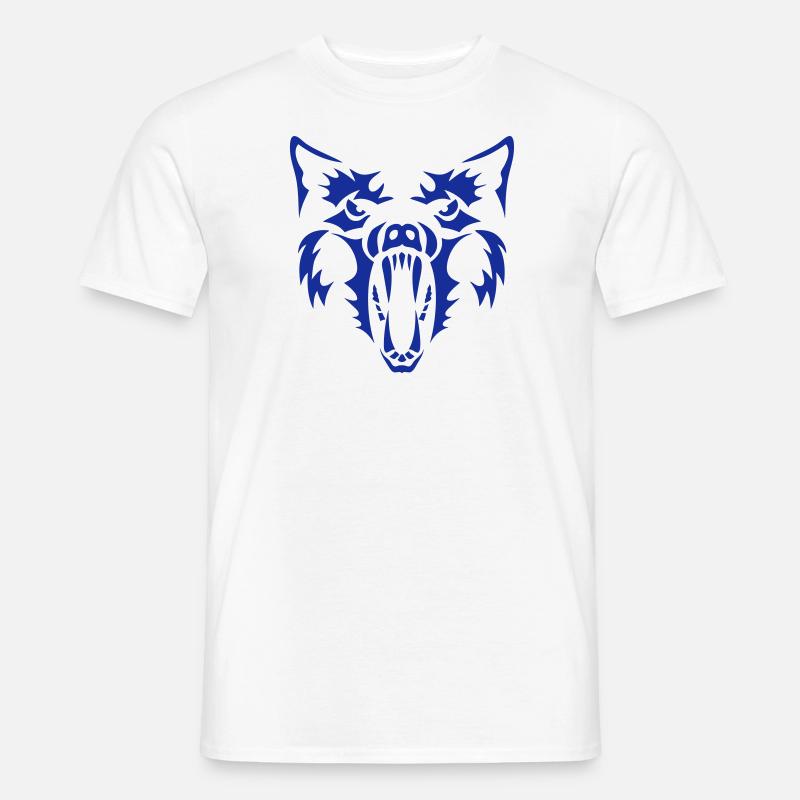 Wolf Werwolf Werwolf 3 - Männer T-Shirt - Weiß