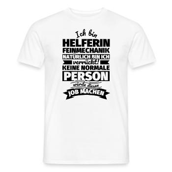 Helferin Feinmechanik Geschenke - Männer T-Shirt - Weiß - Vorne - AI Model Male 178 dark (178cm)