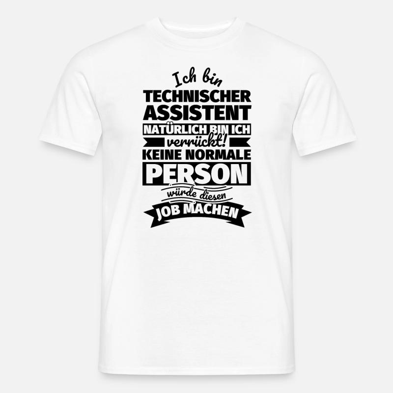Technischer Assistent Geschenke - Männer T-Shirt - Weiß