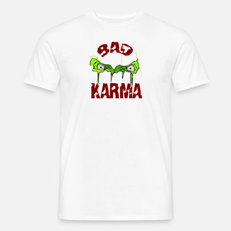 Neon Skull - Männer T-Shirt - Weiß