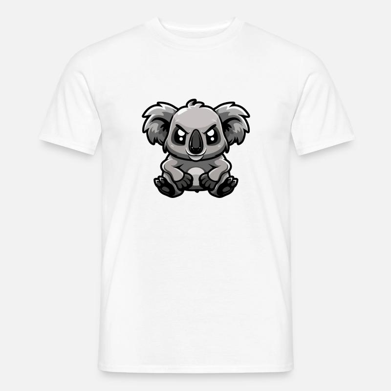 Koala Comic - Männer T-Shirt - Weiß