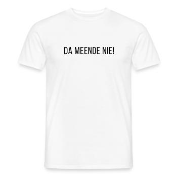Der Vater meinte das nicht so! Antwerpener Dialekt Hemden - Männer T-Shirt - Weiß - Vorne - AI Model Male 178 dark (178cm)