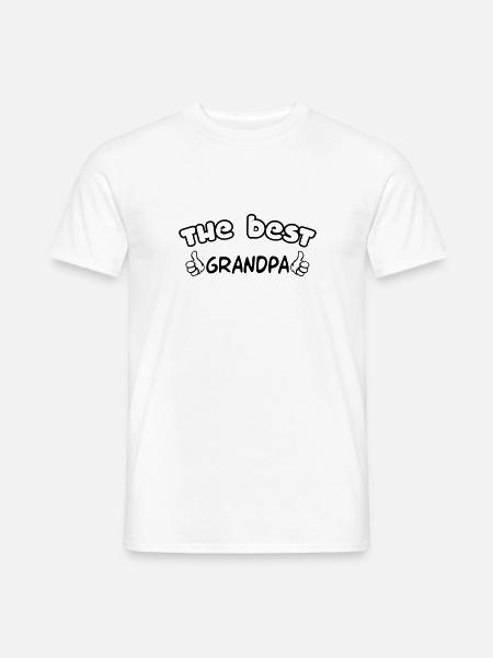 Grandpa / Papy / Grandfather / Grandad - Men's T-Shirt - white