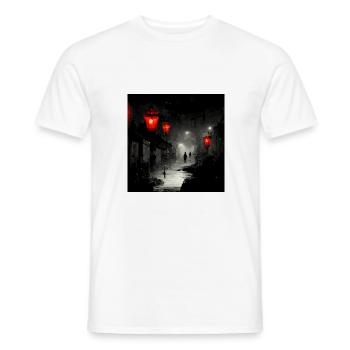 Ghost Town - Männer T-Shirt - Weiß - Vorne - AI Model Male 178 dark (178cm)