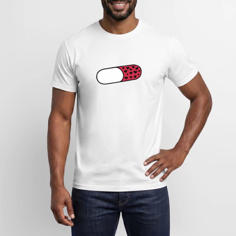 pill pilule T-shirt homme