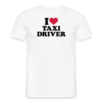 Taxifahrer - Männer T-Shirt - Weiß - Vorne - AI Model Male 178 dark (178cm)