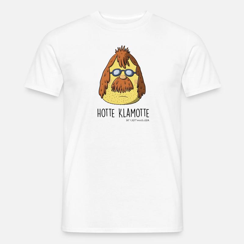 Hotte Klamotte Bernd - Männer T-Shirt - Weiß