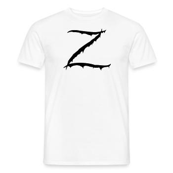 Z comme Zorro - T-shirt homme - blanc - Devant - AI Model Male 178 dark (178cm)