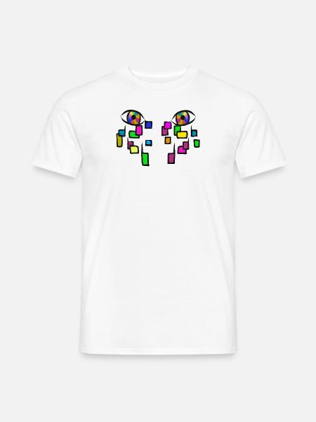 Weinen in Farben. - Männer T-Shirt - Weiß