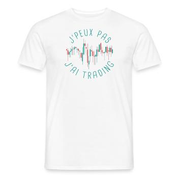 J'peux pas trading - T-shirt homme - blanc - Devant - AI Model Male 178 dark (178cm)
