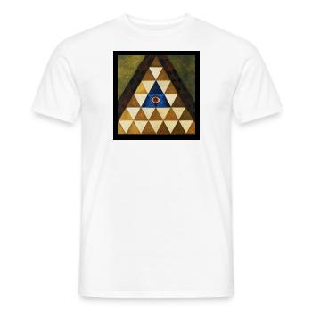 Secret Symbolism - Men's T-Shirt - white - Front - AI Model Male 178 dark (178cm)