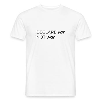 Déclarer la détresse var était - T-shirt homme - blanc - Devant - AI Model Male 178 dark (178cm)