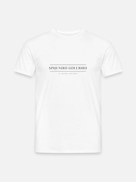 Spijuniro Golubiro - Men's T-Shirt - white