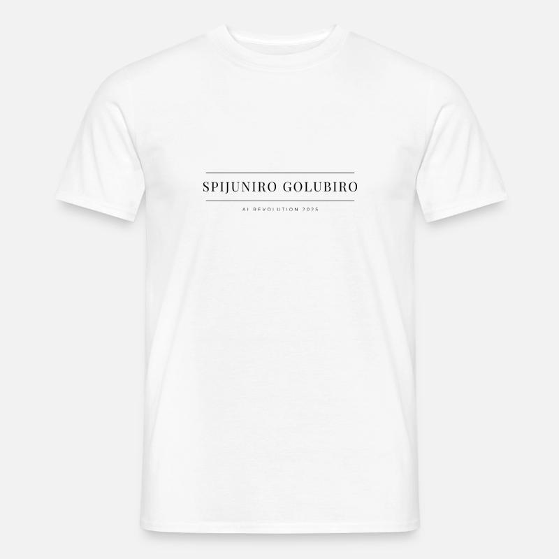 Spijuniro Golubiro - Männer T-Shirt - Weiß