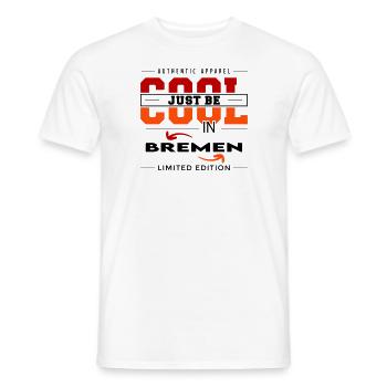 Bremen Meine Stadt Cool I Love Reise Tour - Männer T-Shirt - Weiß - Vorne - AI Model Male 178 dark (178cm)