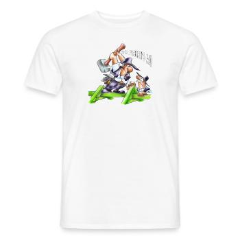 Zimmeremann - Männer T-Shirt - Weiß - Vorne - AI Model Male 178 dark (178cm)