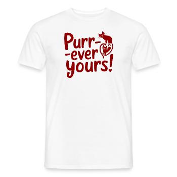 Schnurren Sie immer Ihre - Männer T-Shirt - Weiß - Vorne - AI Model Male 178 dark (178cm)