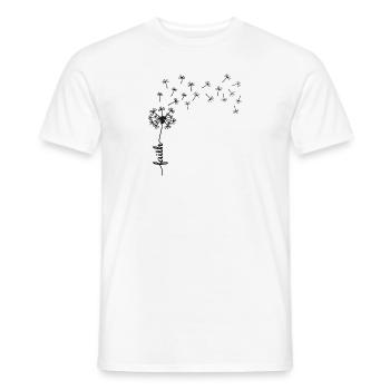 Conception de Faith Dandelion - T-shirt homme - blanc - Devant - AI Model Male 178 dark (178cm)