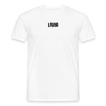 Aimé - T-shirt homme - blanc - Devant - AI Model Male 178 dark (178cm)