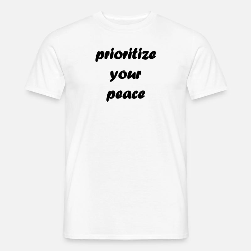 Peace - Männer T-Shirt - Weiß